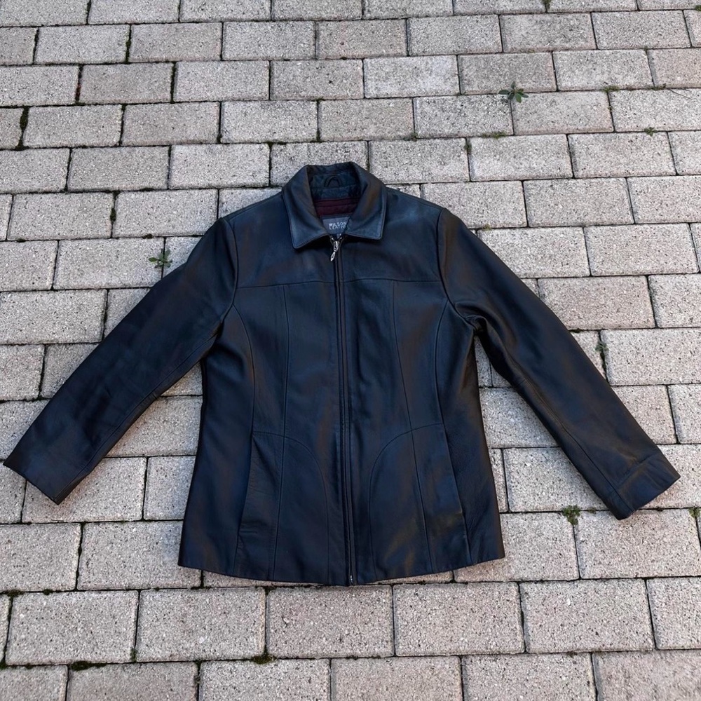 Men’s Black Leather Jacket